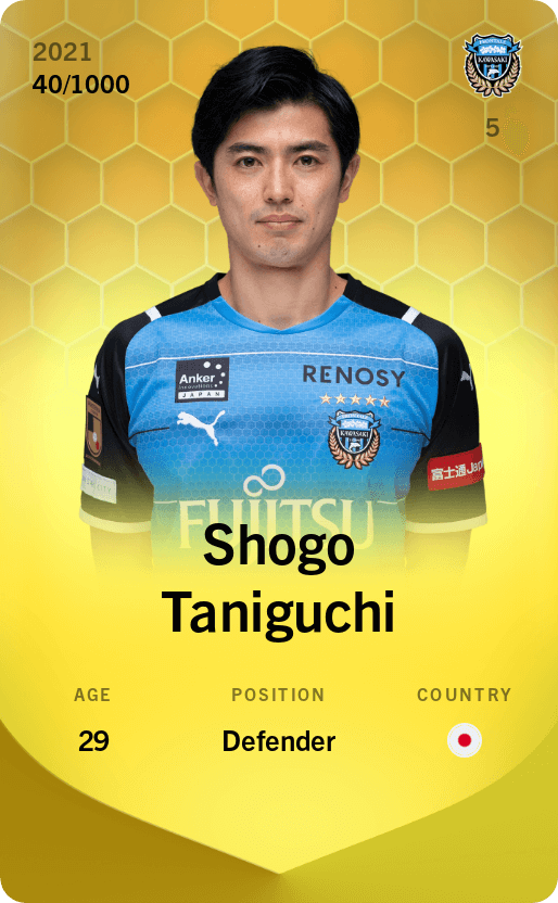 Shogo Taniguchi 2021-22 • Limited 40/1000