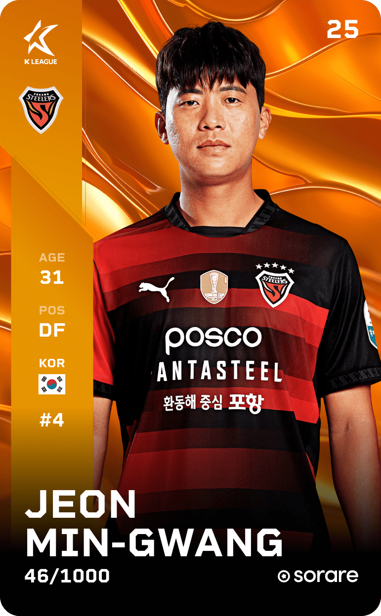 Jeon Min-Gwang 2025-26 • Limited 46/1000