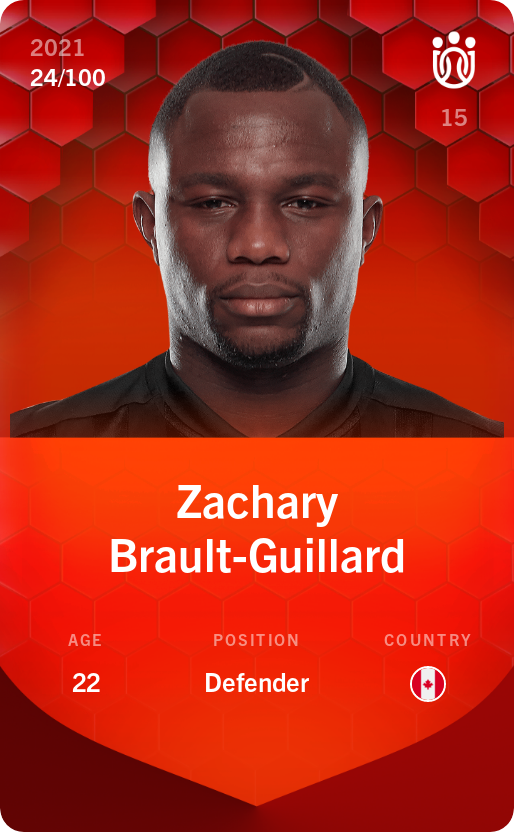 Sorare - Sorare Official - Zachary Brault-Guillard 2021-22 • Rare 24/100 - NFT # 57566995620610536413917409945537220377567803924458139563438481467741594120969