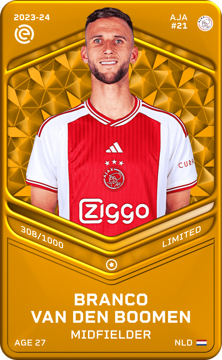 Branco van den Boomen 2023-24 • Limited 308/1000