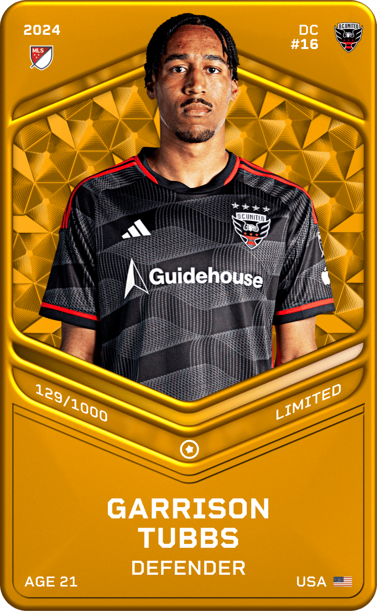 Garrison Tubbs 2024-25 • Limited 129/1000