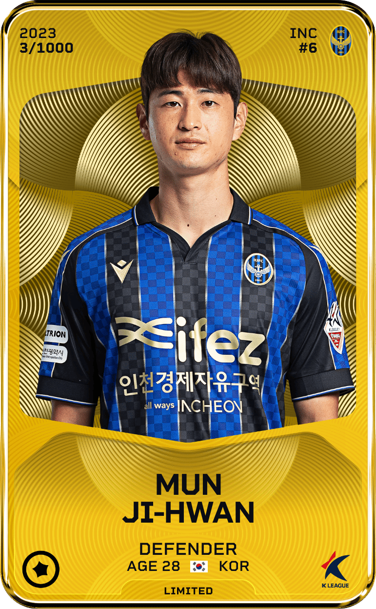 Mun Ji-Hwan 2023-24 • Limited 3/1000