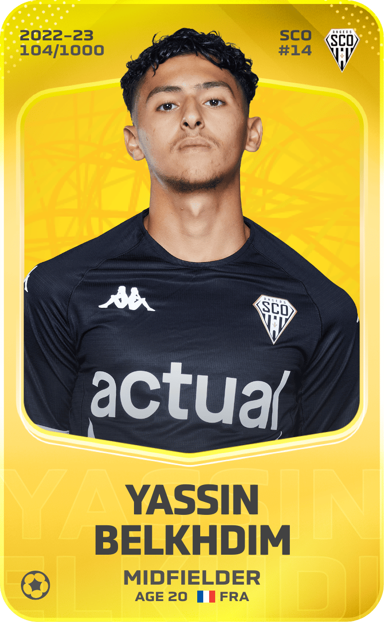 Yassin Belkhdim 2022-23 • Limited 104/1000