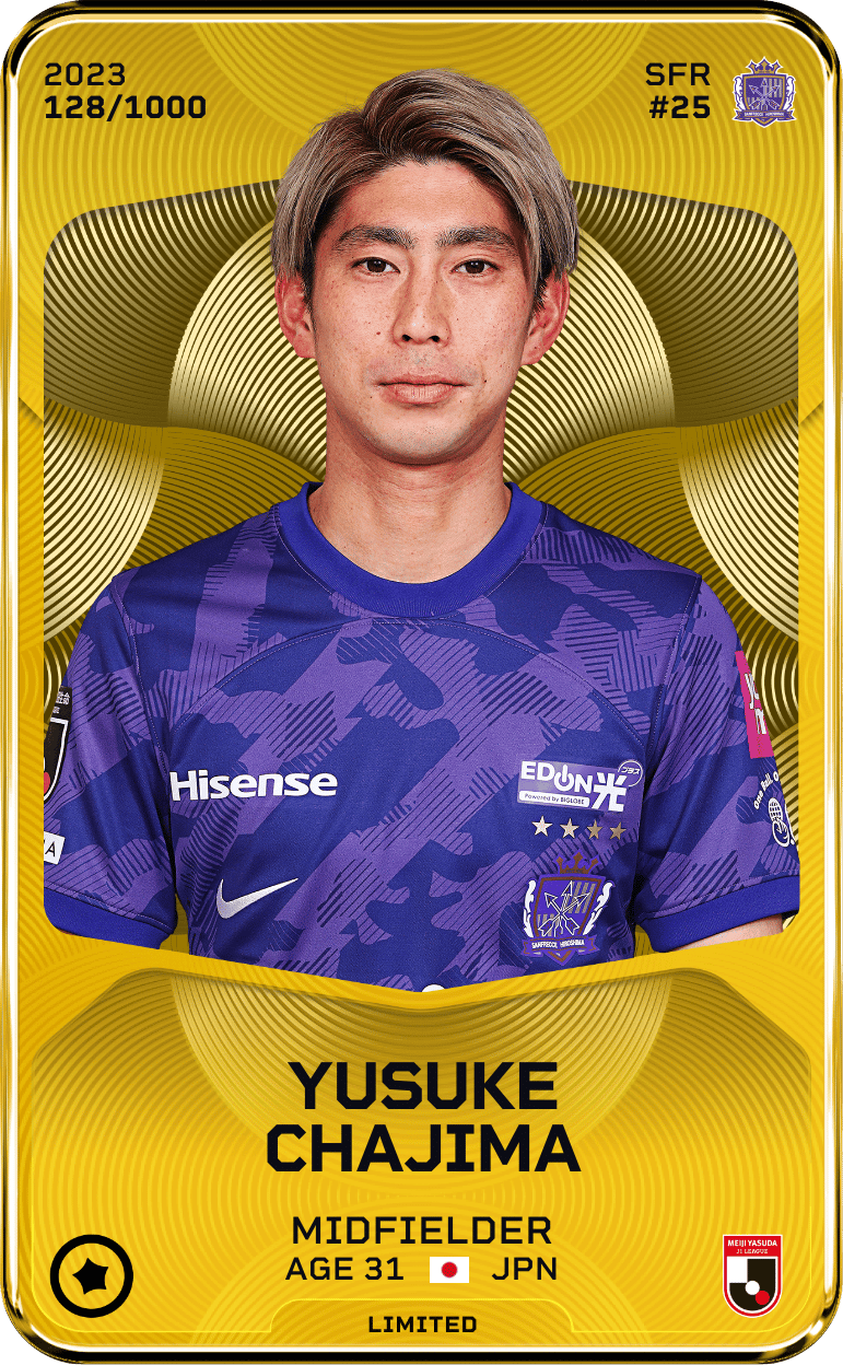 Yusuke Chajima 2023-24 • Limited 128/1000