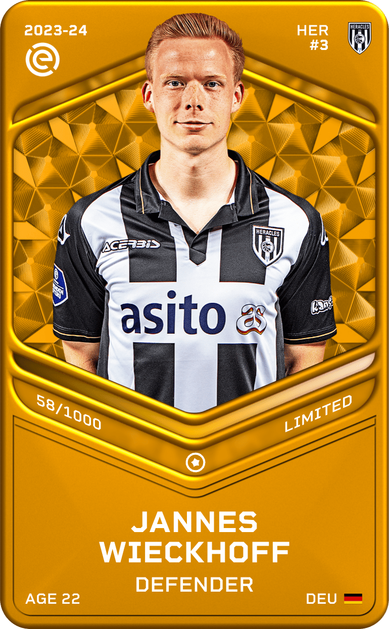 Jannes Wieckhoff 2023-24 • Limited 58/1000
