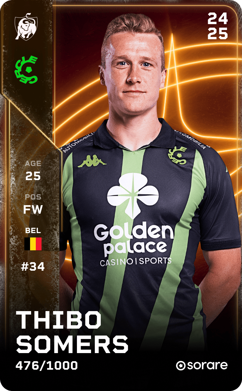 Thibo Somers 2024-25 • Limited 476/1000