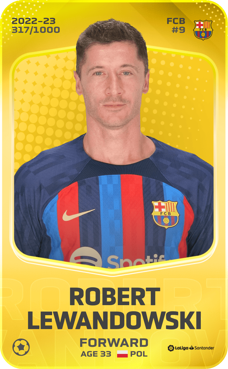 Robert Lewandowski 2022-23 • Limited 317/1000