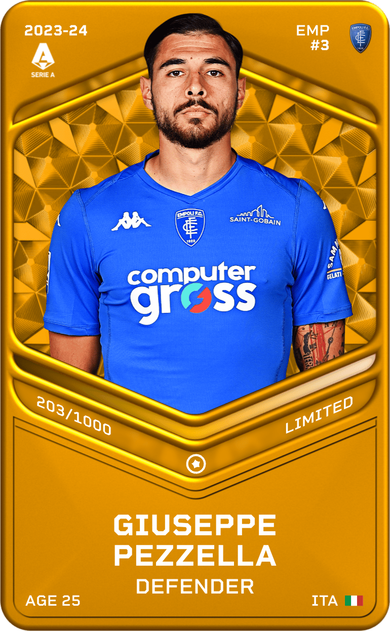 Giuseppe Pezzella 2023-24 • Limited 203/1000