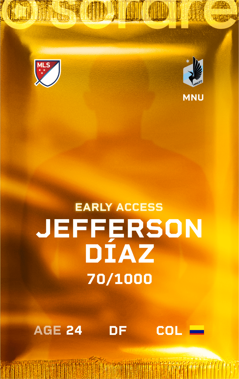 Jefferson Díaz 2025-26 • Limited 70/1000