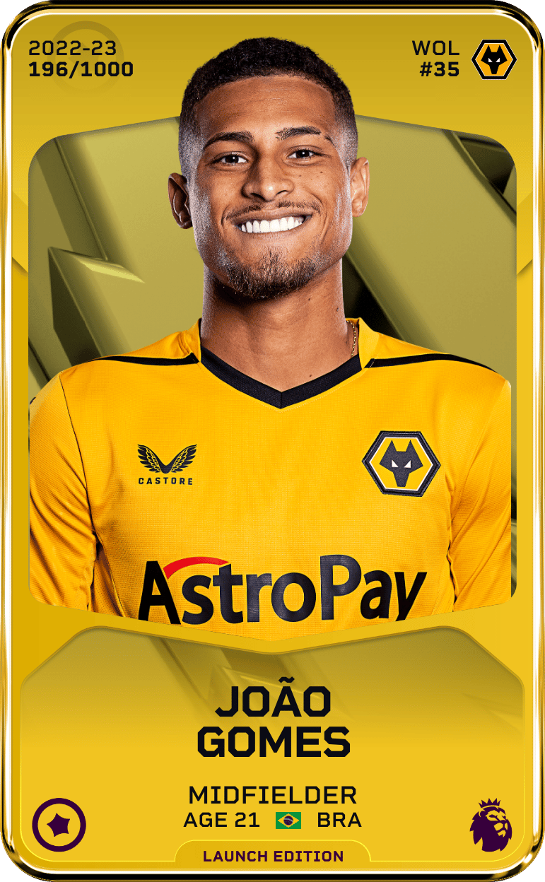 João Gomes 2022-23 • Limited 196/1000