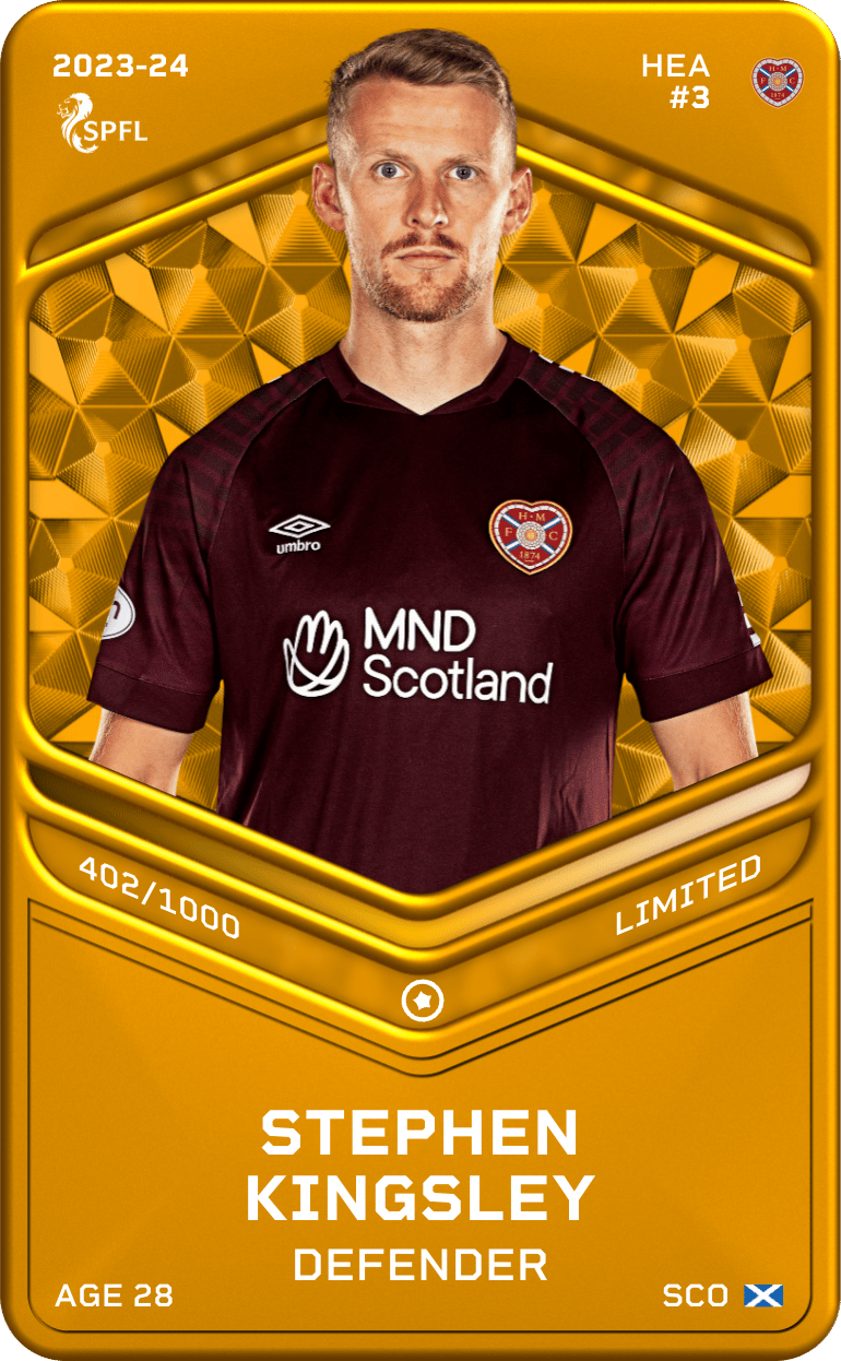 Stephen Kingsley 2023-24 • Limited 402/1000