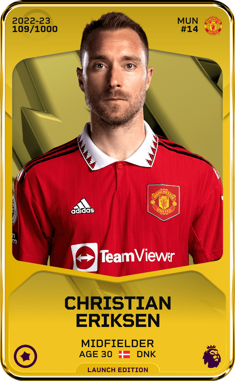 Christian Eriksen 2022-23 • Limited 109/1000