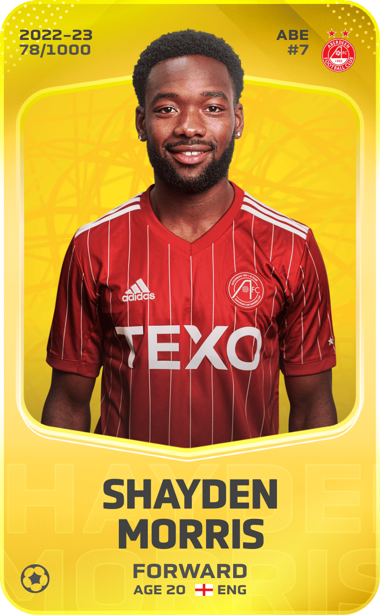 Shayden Morris 2022-23 • Limited 78/1000