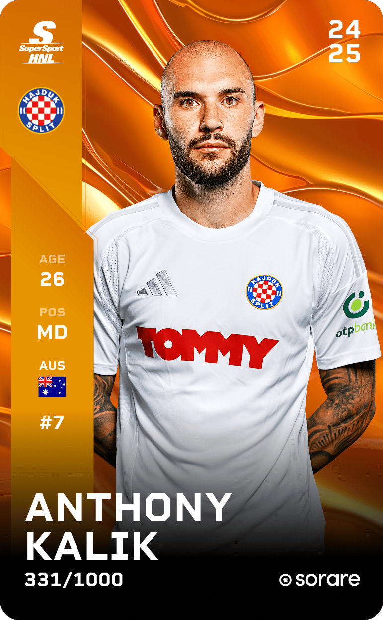 Anthony Kalik 2024-25 • Limited 331/1000