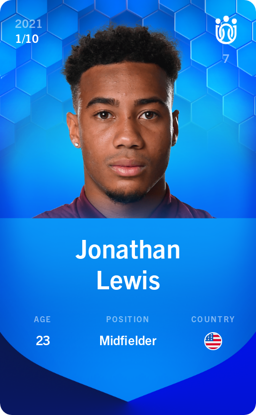Sorare - Sorare Official - Jonathan Lewis 2021-22 • Super Rare 1/10 - NFT # 5843898591344994847455945514340529491987810308487704368983707741306254537163