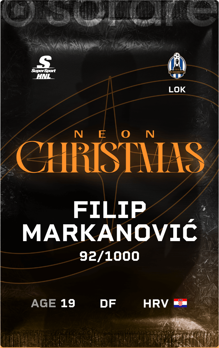 Filip Markanović 2024-25 • Limited 92/1000