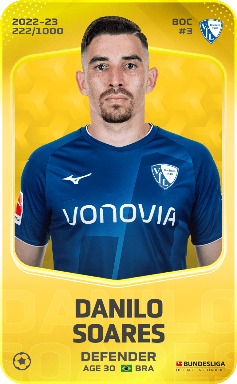 Danilo Soares 2022-23 • Limited 222/1000