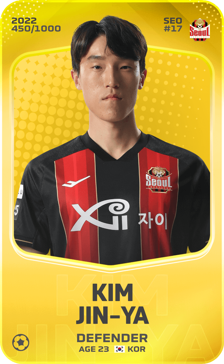 Kim Jin-Ya 2022-23 • Limited 450/1000