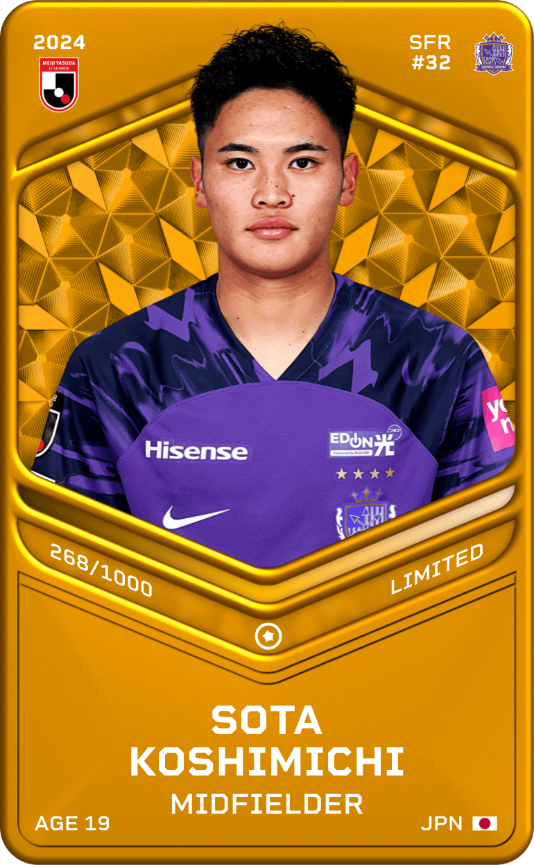 Sota Koshimichi 2024-25 • Limited 268/1000