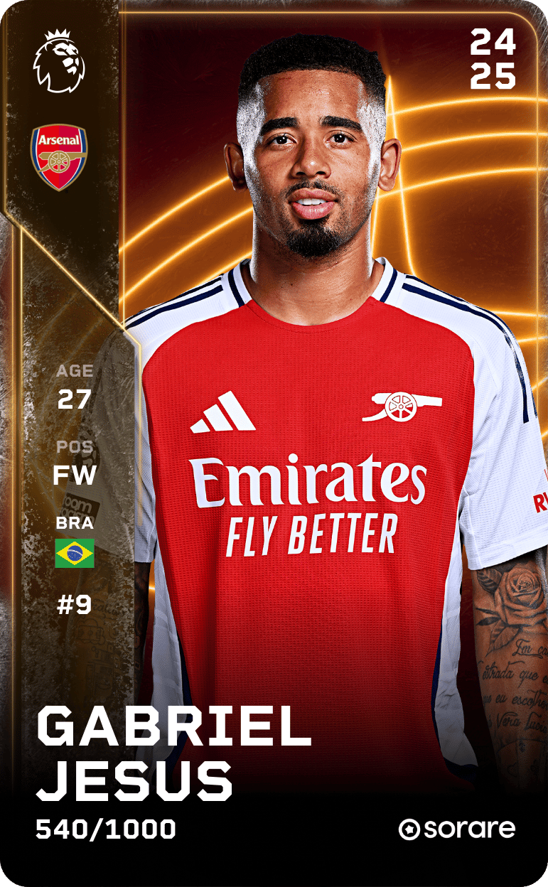 Gabriel Jesus 2024-25 • Limited 540/1000