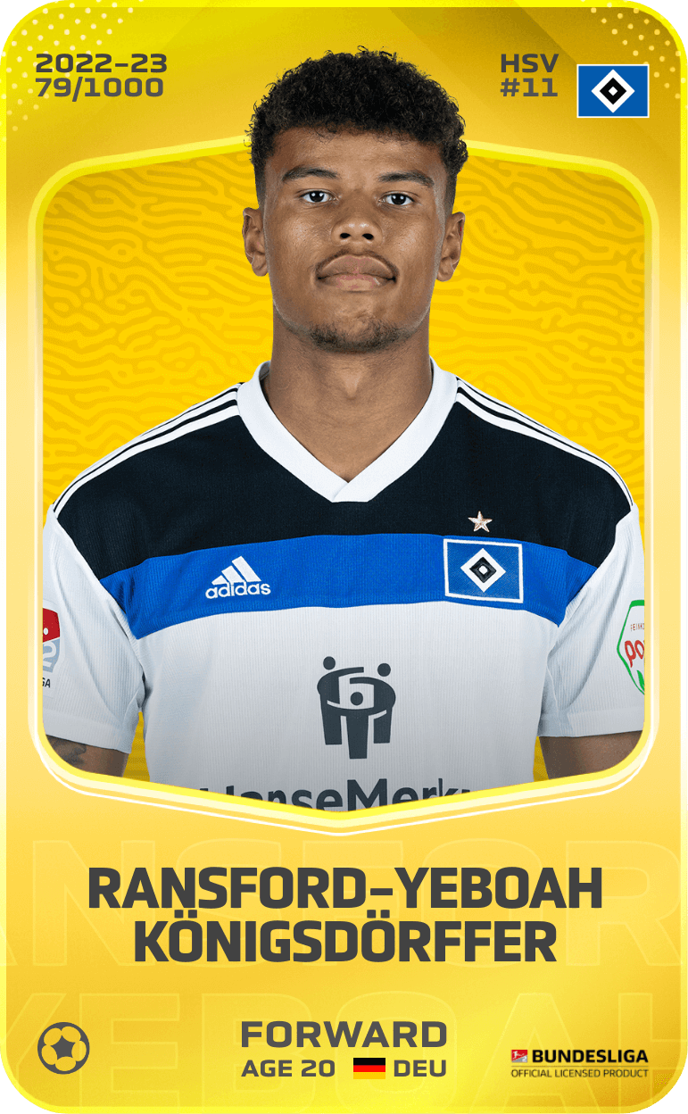 Ransford-Yeboah Königsdörffer 2022-23 • Limited 79/1000