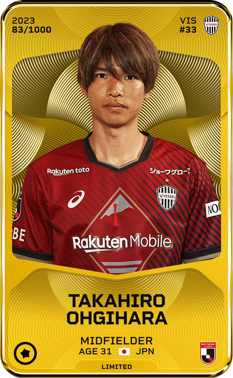 Takahiro Ohgihara 2023-24 • Limited 83/1000