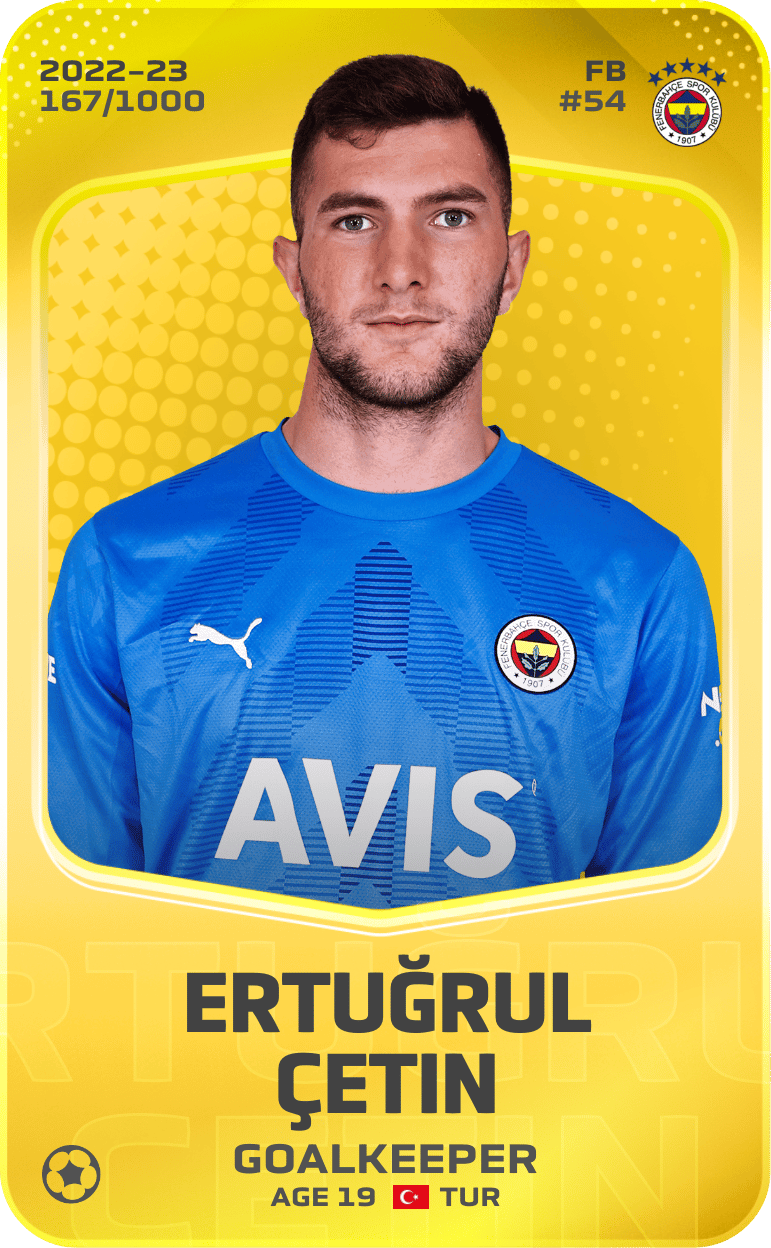 Ertuğrul Çetin 2022-23 • Limited 167/1000