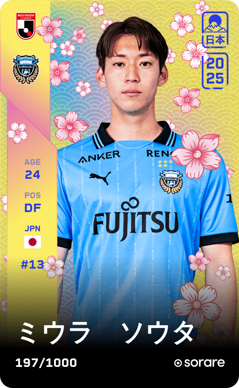 Sota Miura 2025-26 • Limited 197/1000