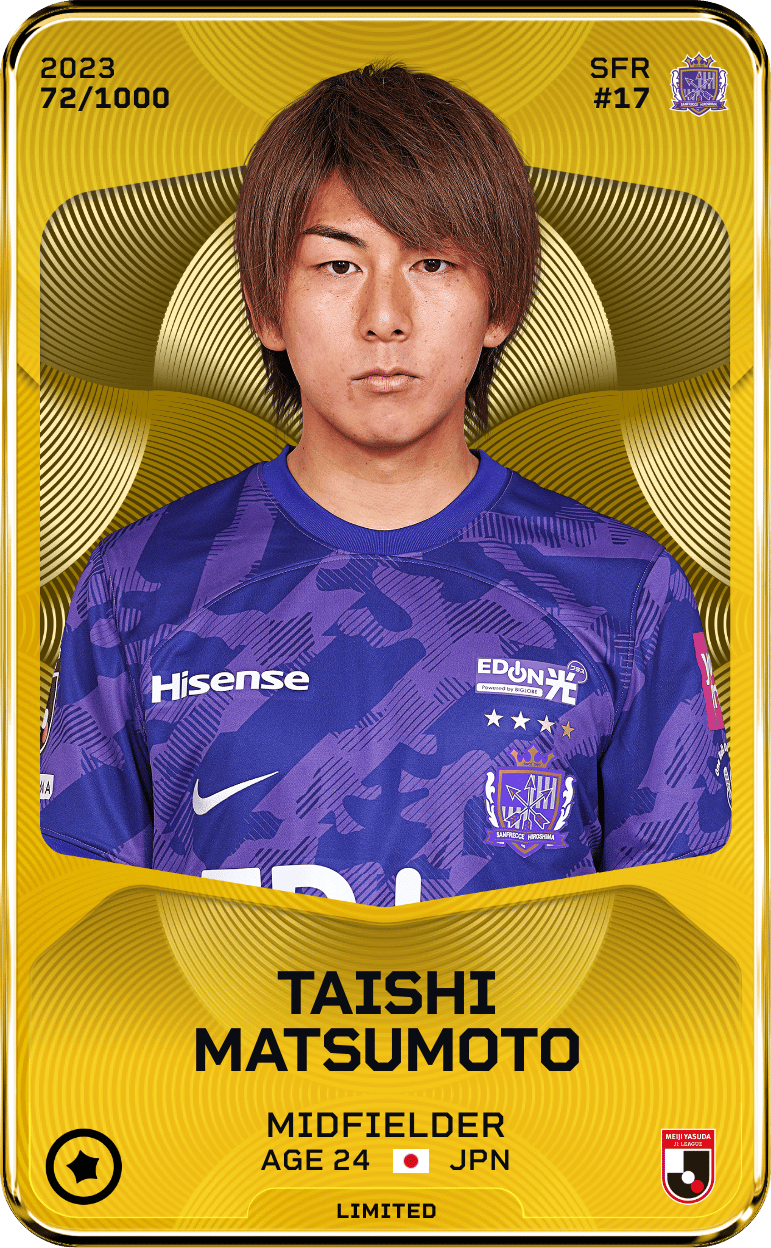 Taishi Matsumoto 2023-24 • Limited 72/1000