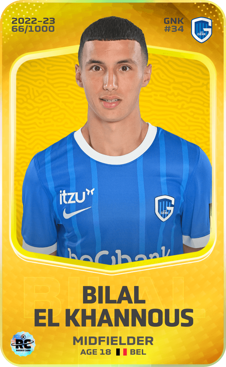 Bilal El Khannous 2022-23 • Limited 66/1000