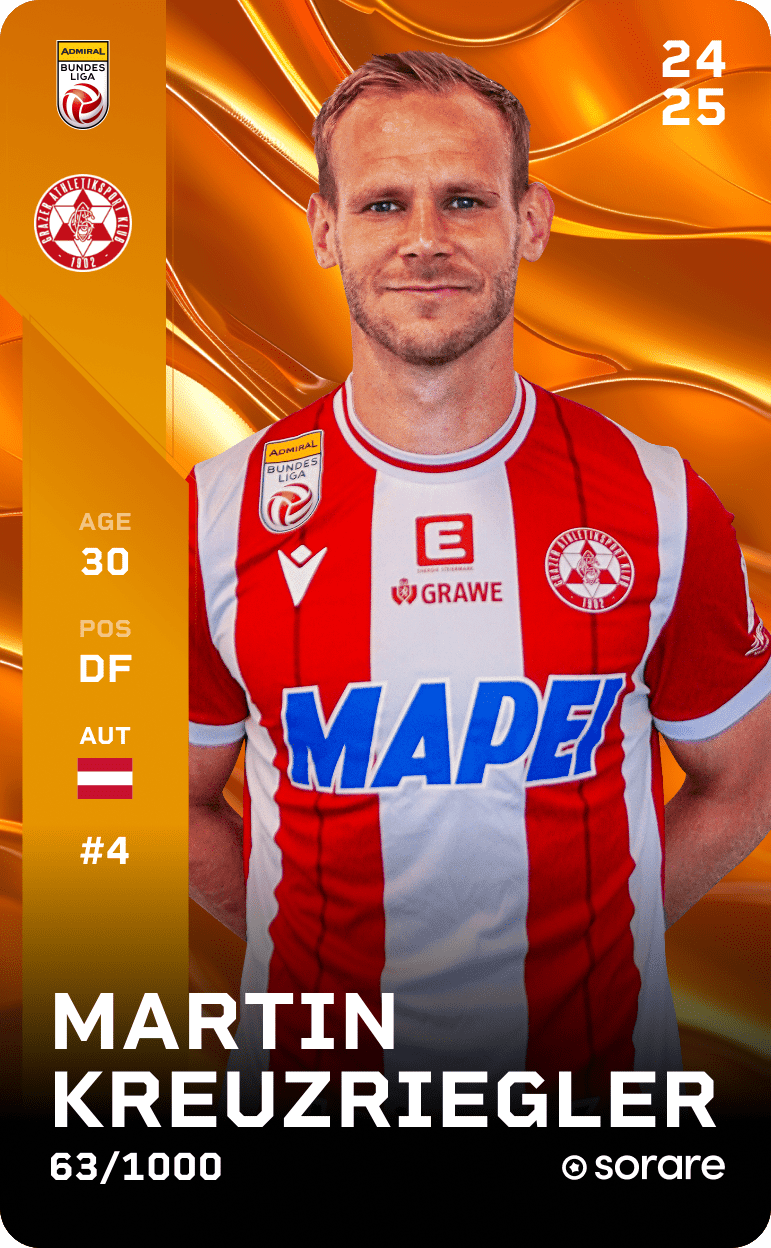 Martin Kreuzriegler 2024-25 • Limited 63/1000