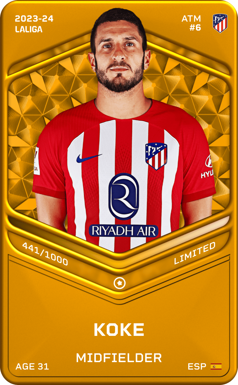 Koke 2023-24 • Limited 441/1000