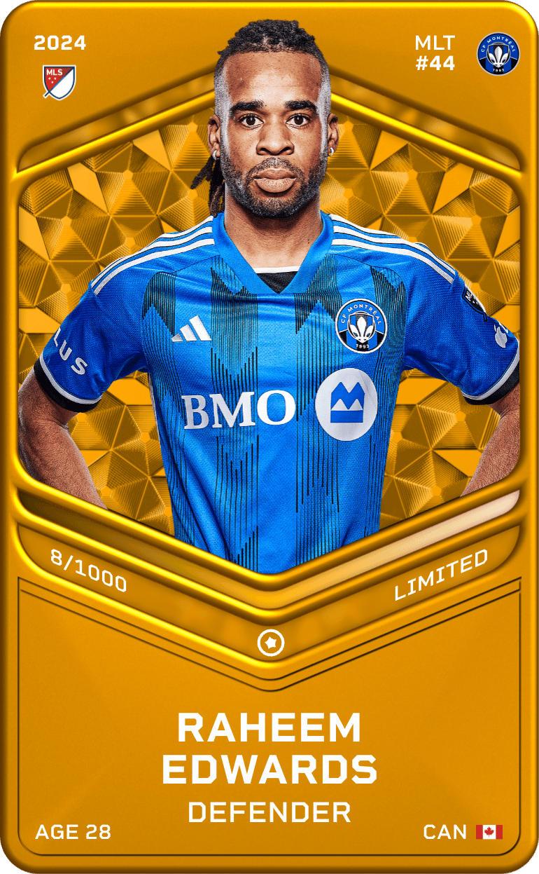 Raheem Edwards 2024-25 • Limited 8/1000
