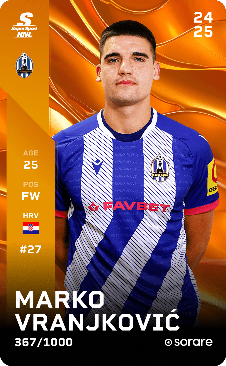 Marko Vranjković 2024-25 • Limited 367/1000