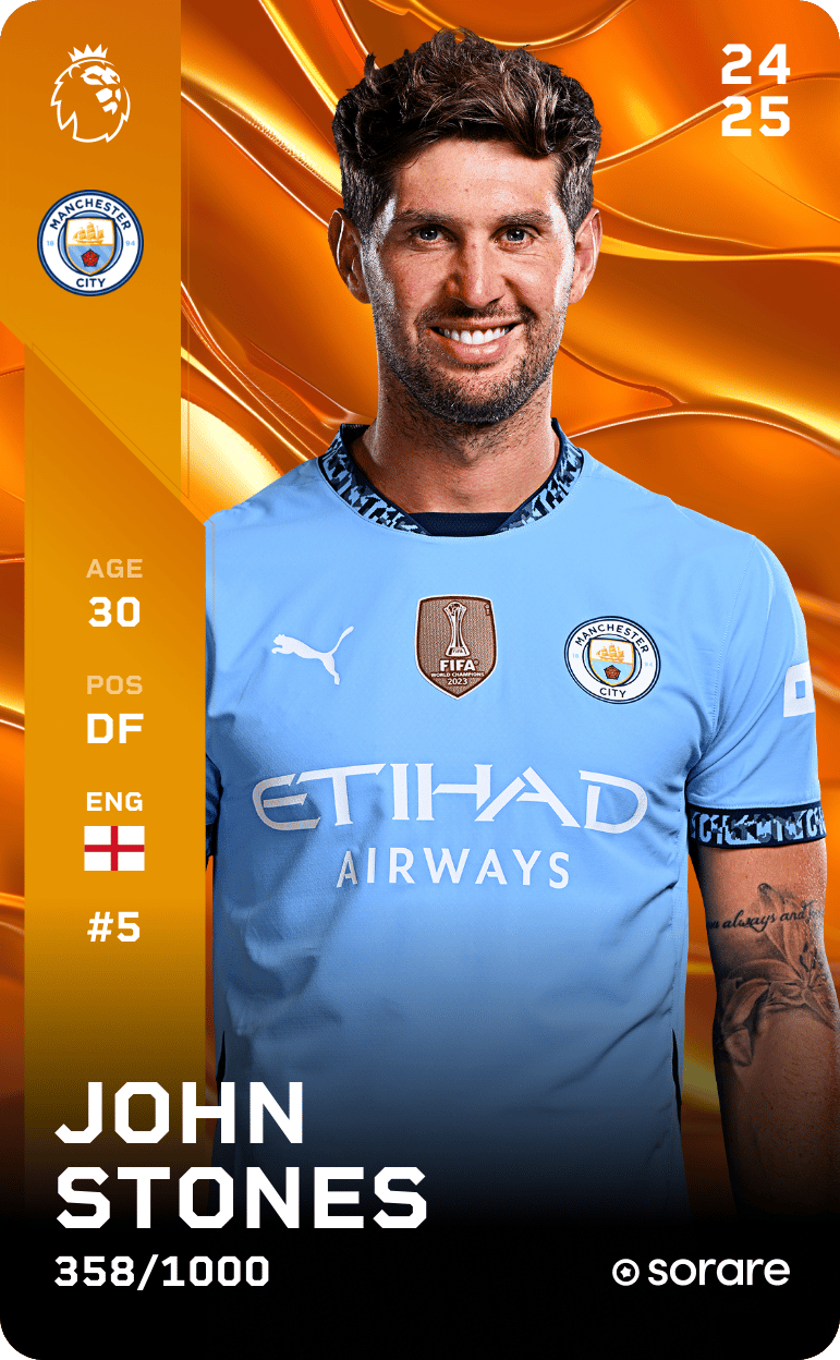 John Stones 2024-25 • Limited 358/1000