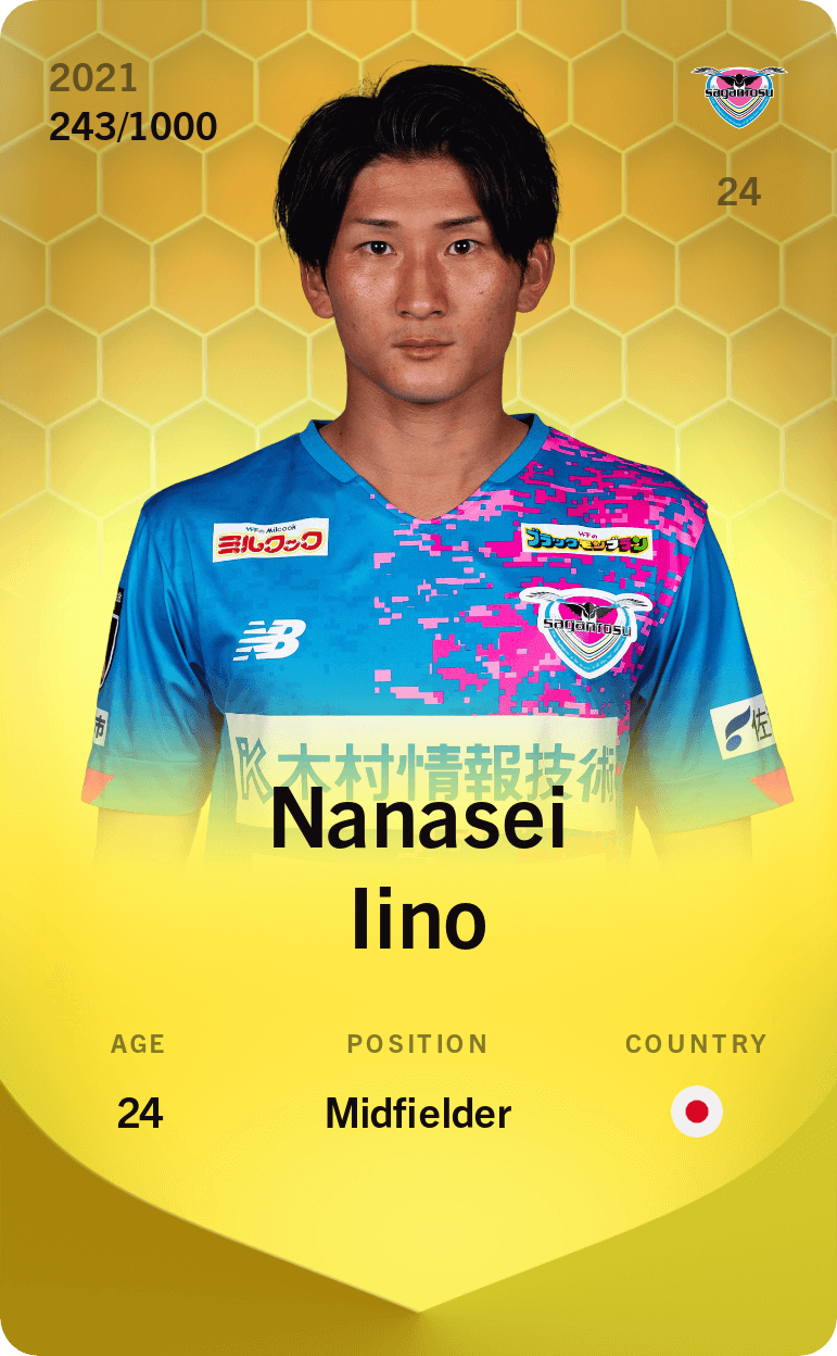 Nanasei Iino 2021-22 • Limited 243/1000