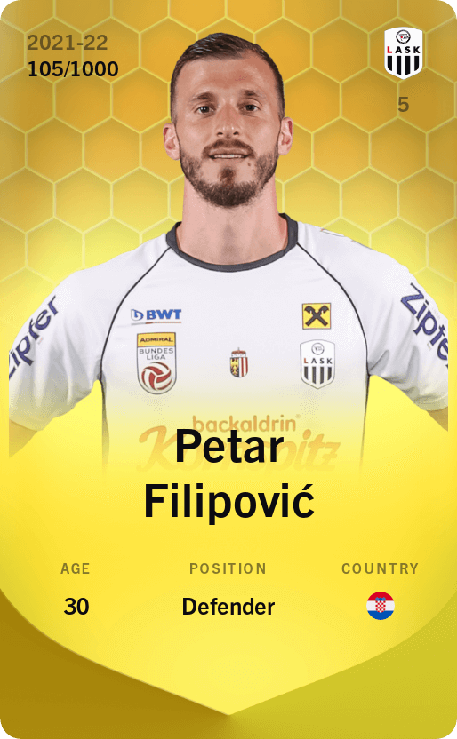 Petar Filipović 2021-22 • Limited 105/1000