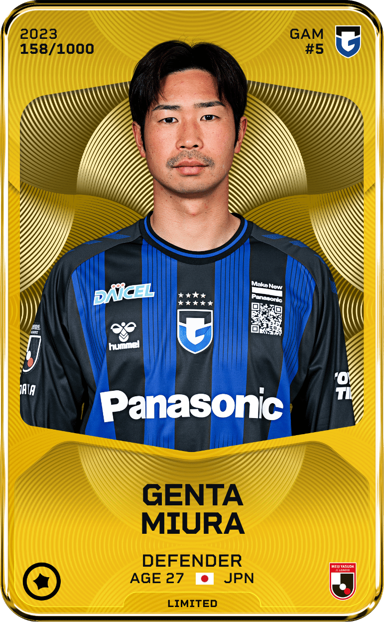 Genta Miura 2023-24 • Limited 158/1000