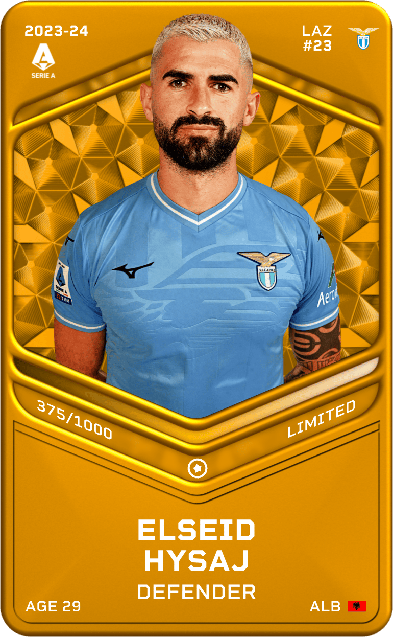 Elseid Hysaj 2023-24 • Limited 375/1000