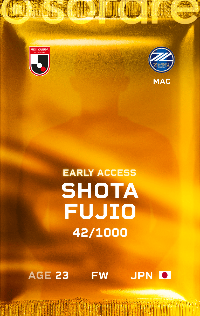 Shota Fujio 2025-26 • Limited 42/1000