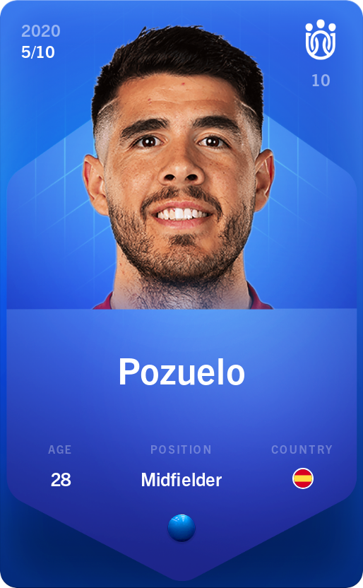 Sorare - Sorare Official - Pozuelo 2020-21 • Super Rare 5/10 - NFT # 94102402630951289269608382525476026244789914290329555387772792803661376400370