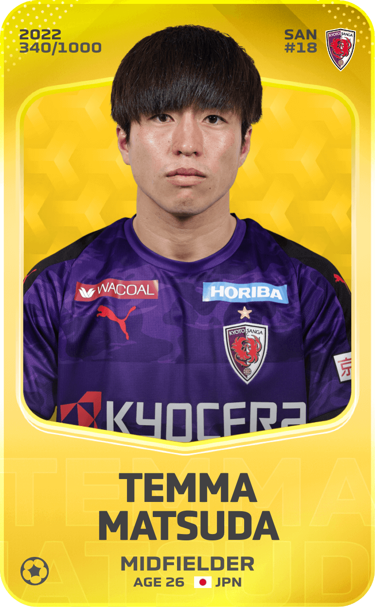 Temma Matsuda 2022-23 • Limited 340/1000