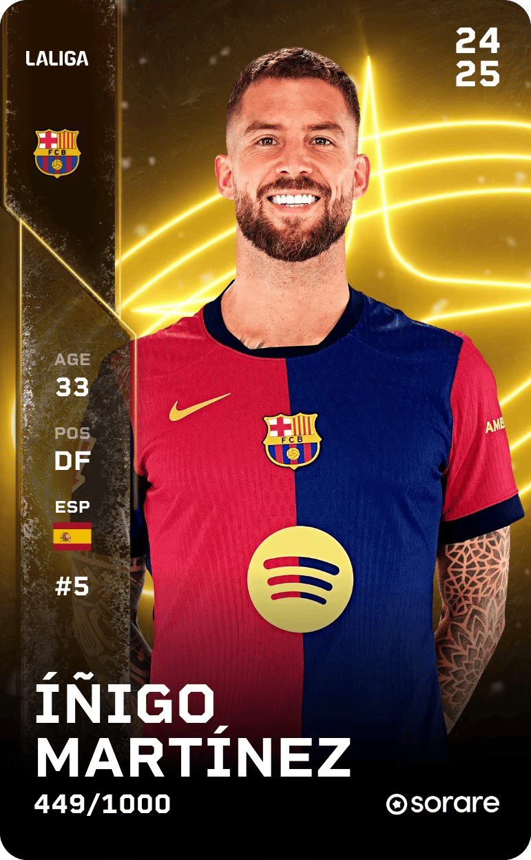 Íñigo Martínez 2024-25 • Limited 449/1000