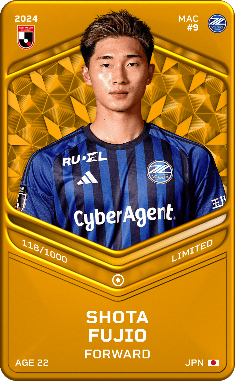Shota Fujio 2024-25 • Limited 118/1000