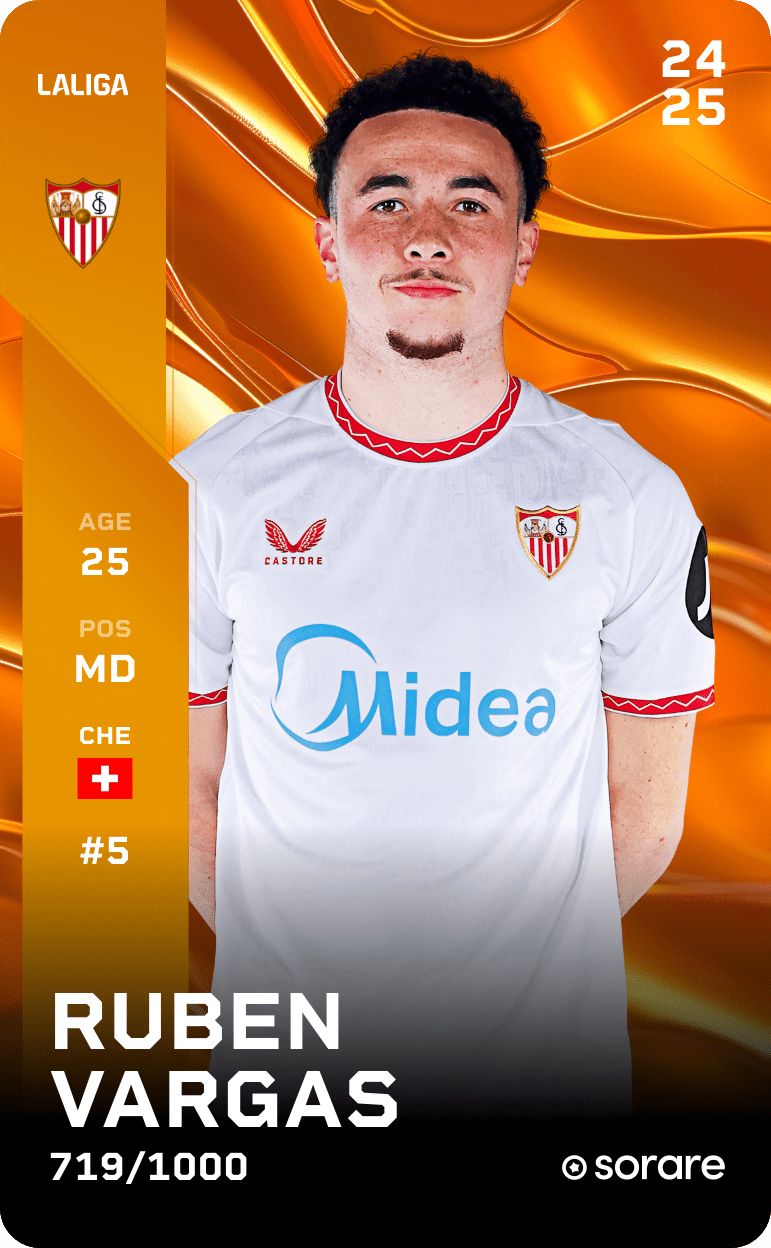 Ruben Vargas 2024-25 • Limited 719/1000