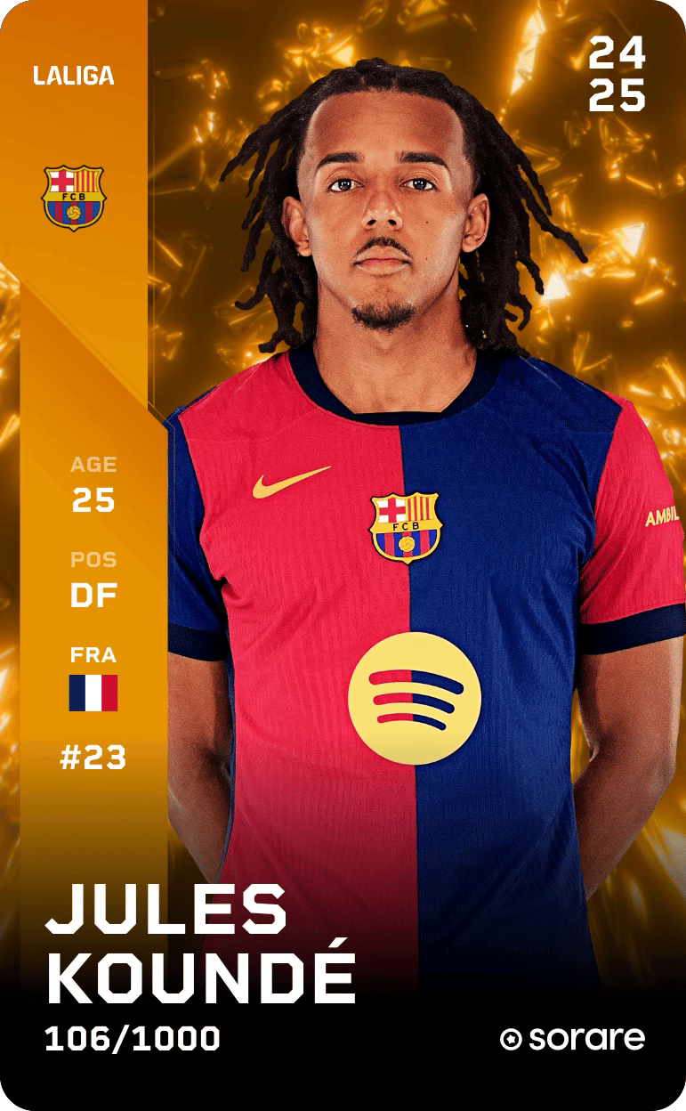 Jules Koundé 2024-25 • Limited 106/1000