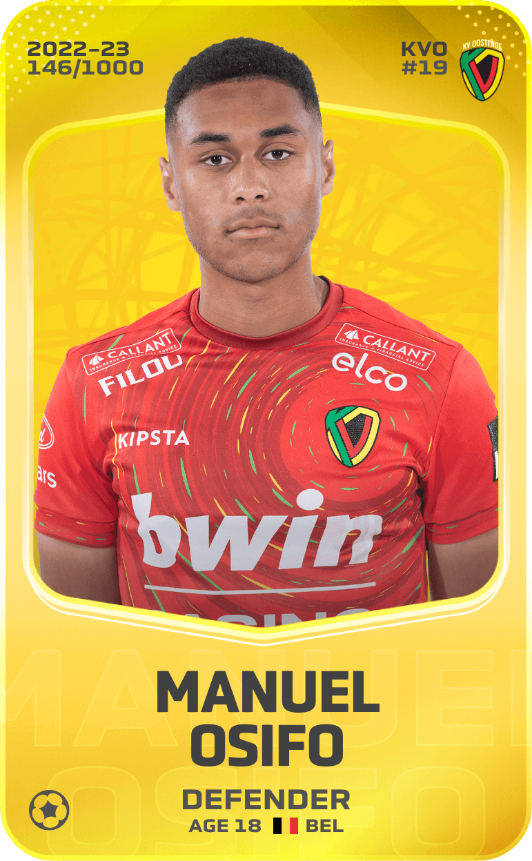 Manuel Osifo 2022-23 • Limited 146/1000