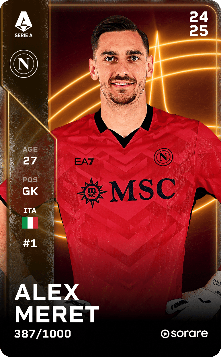 Alex Meret 2024-25 • Limited 387/1000