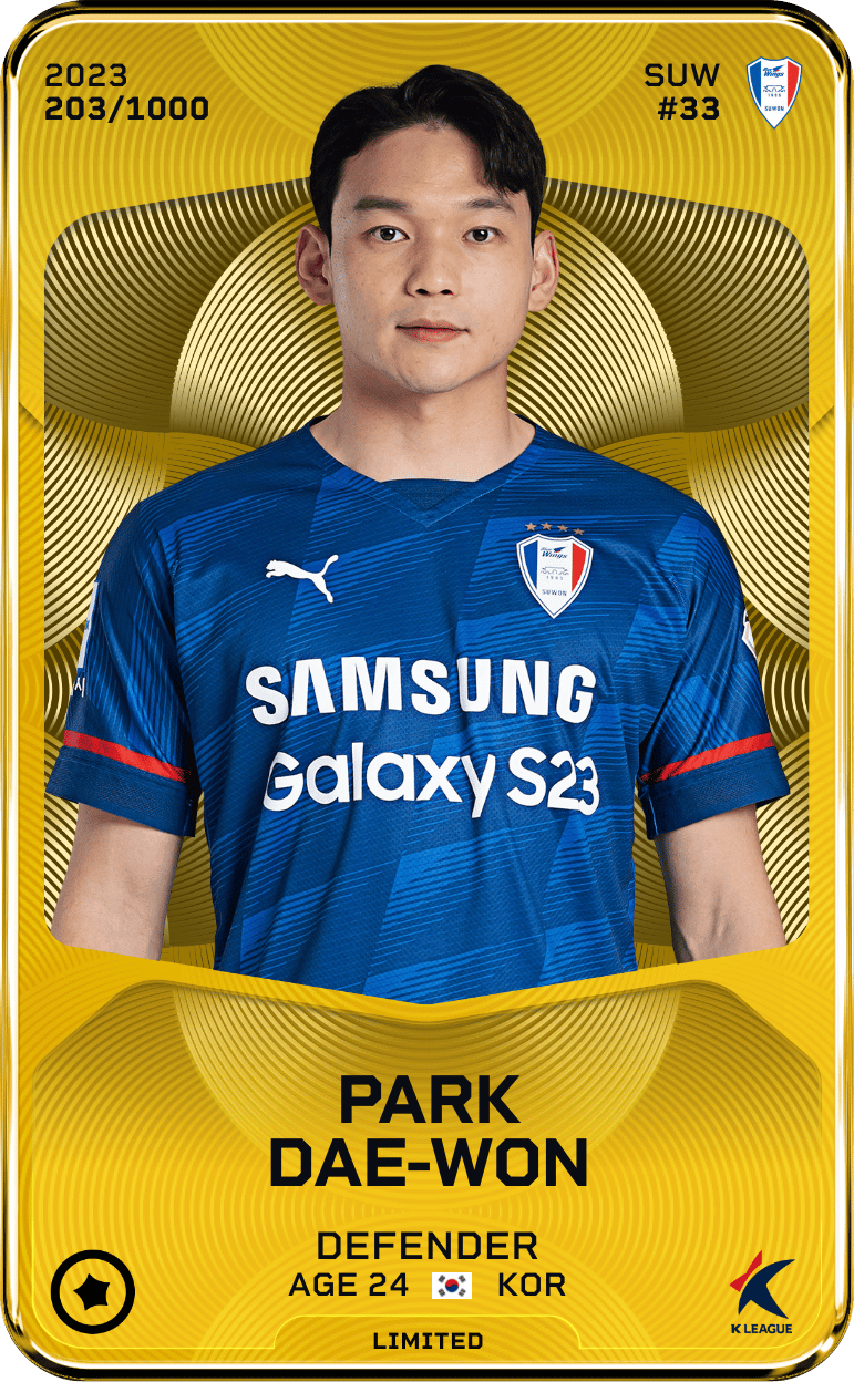 Park Dae-Won 2023-24 • Limited 203/1000