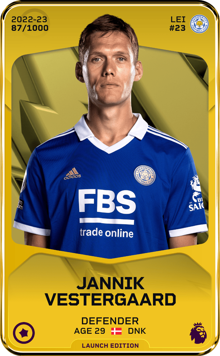 Jannik Vestergaard 2022-23 • Limited 87/1000